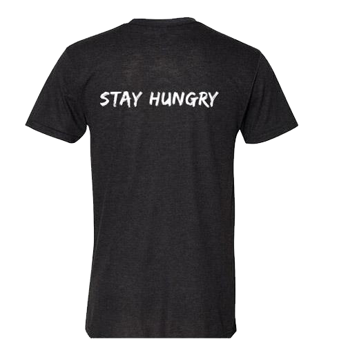 Stay Hungry Tee - Dark Grey